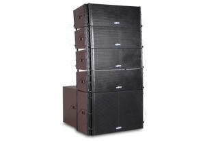 China 2*8two way  pro  line array speaker system  passive and active LA208 on sale
