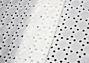  Allover Swiss Eyelet Cotton Embroidery Lace Fabric With 100% Original Cotton Yarn Manufactures