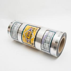 China Custom Printing Oem Plastic Packaging Film Roll Stock Laminated Foil Food Grade on sale