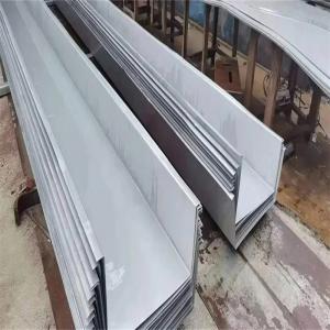  304 Stainless Steel Roofing Gutter 2.5mm Thickness ASTM Standard Cold-Rolled Box Gutter Customized Types Manufactures