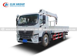 China 8T 8Tons Maximum Lifting Capacity Foton Single Axle Boom Truck With 45FT Main Boom on sale