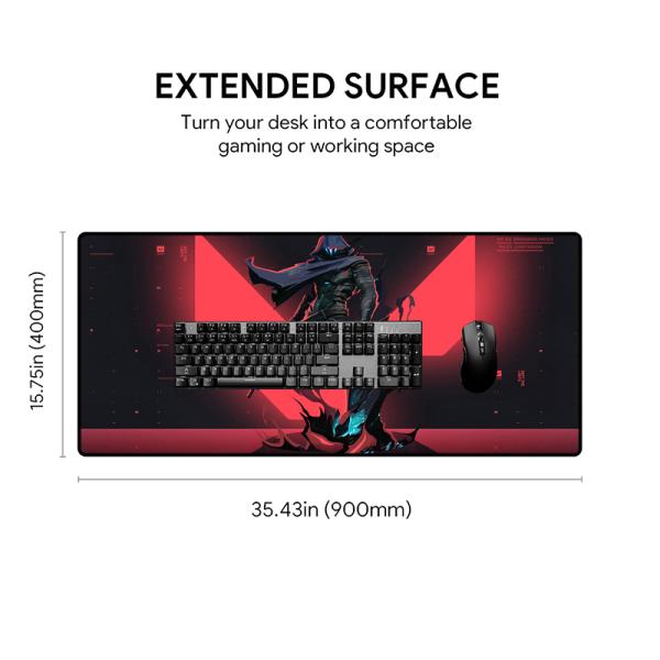 900X400X3Mm Gaming Keyboard Mouse Pad With CMYK RGB Sublimation Printing