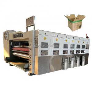  3ply Cardboard Corrugated Carton Flexo Printing Machine With ±0.1mm Printing Accuracy Manufactures