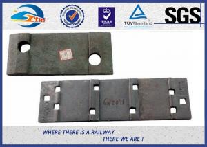 China Plain Color Cast or Forged Railroad Tie Plates For Rail UIC60 on sale