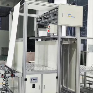  Non clapboard Glass Fiber Pleating Machine 240KW - 420KW Filter Paper Folding Machine Manufactures