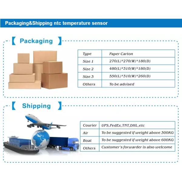 Flange Bullet Thermistor Temperature Sensor High Stability Microwave Oven Use