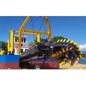 200mm Pipe Small Cutter Suction Dredger 80Cbm/h With 205KW Cummins Diesel Engine