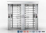 Stainless Steel Turnstile Gate Security Systems Built In Unique Fire Control