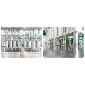 4 6 8 10 12 Head Linear Piston Liquid Filling Machine Automatic Jar Filling