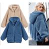 Buy cheap Womens Autumn Winter DTM Hooded Open Front Lamb Wool Coat from wholesalers