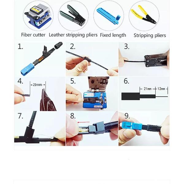 CATV Singlemode Fiber Optic Lc Fast Connector Assembly