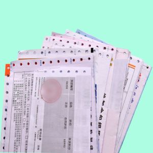  Rectangular Carbonless Copy Paper Custom International Express Waybill Eco Friendly Manufactures