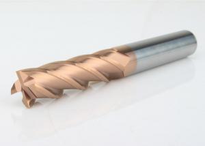 Solid Tungsten Indexable End Mill Cutter HRC55 For Cutting Tools 30 Helix Angle