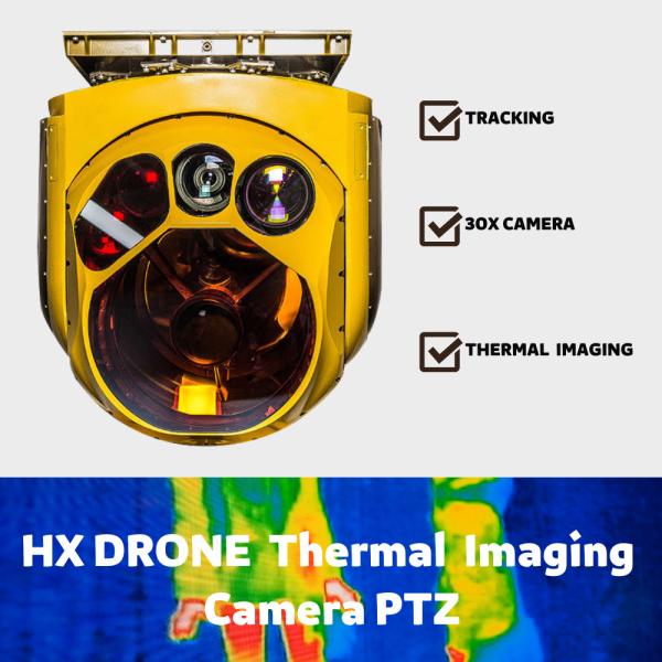 Thermal Infrared EO IR Camera Thermal Drone Camera Anti Congestion Function OEM HXTS80