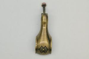China High Polished Casket Hardware ZA02 Zamak Material Antique Brass Color on sale