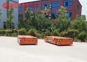  Battery Powered Heavy Duty Trackless Transfer Cart Trolley 1 - 1500 Ton Manufactures