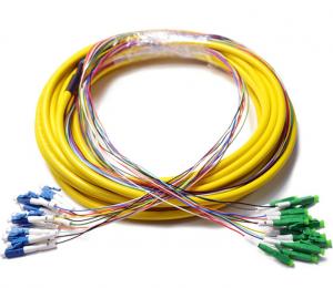  1-3m Lc To Lc Fiber Patch Cord , Yellow Jacket Breakout Cable Simplex Patch Cord Manufactures