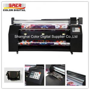 China Advertising Polyster Feather Flag Printing Machine With Two Epson Head on sale