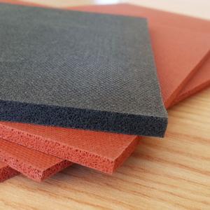 China Silicone Sponge Sheet Silicone Foam Sheet Rubber Sponge Sheet With Red White Black Grey Color on sale