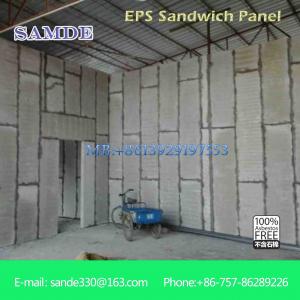 China Easy construction water bubble panel fiber fireproof concrete prefabricated wall board on sale