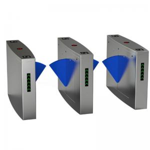Full Automatic Electronic Turnstile Gates Door Bidirectional Security Flap Barrier With RFID Interface