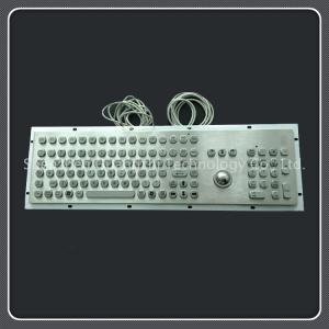  Numeric 106 Key Keyboard With Trackball , Metal Keyboard With Trackball Manufactures