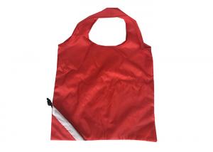  Red Recycled Folding Tote Bag Custom 190T Strawberry Shopping Tote Polyester Manufactures