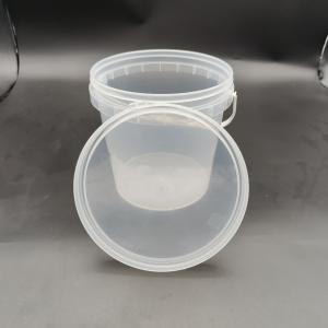  Compression Resistance Transparent Plastic Bucket Clear Plastic Beach Bucket With Plastic Handle Manufactures