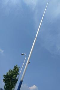 China with wireless control pan-head hard aluminum alloy tube mast 5 m ground based telescopic mast photography on sale