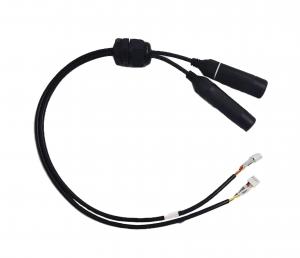  High flexible wiring harness Tianmu waterproof components black 425mm communication industrial wiring harness Manufactures