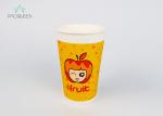 8oz / 10oz Single Wall Paper Cups Custom Design For Fresh Juice