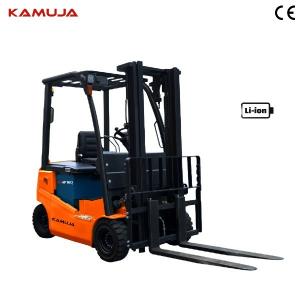  1.6Ton Lithium Battery Forklift 1600kg Side Exit Battery Low Center Of Gravity Manufactures