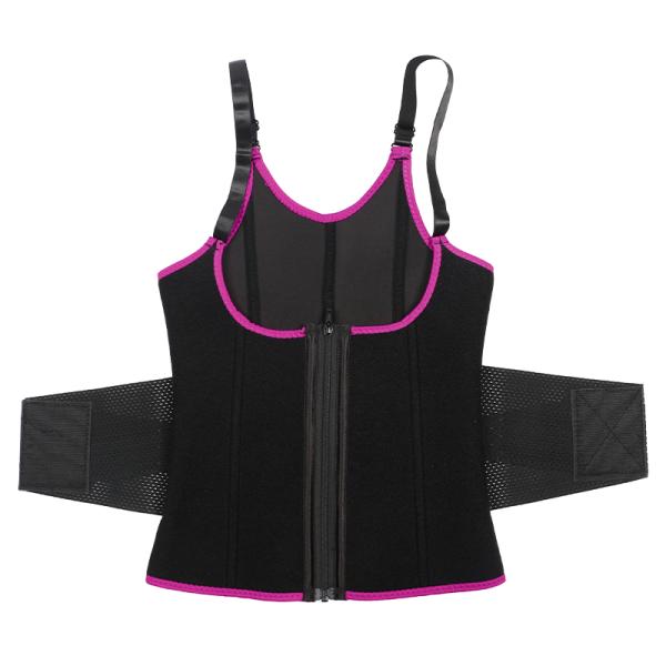 Plus Size Sauna Vest Adjustable Belt Sweat Vest For Working Out