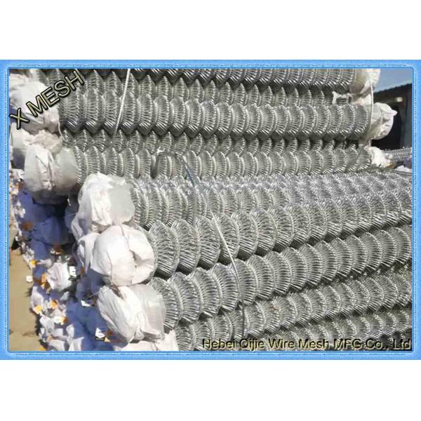 2 Inches PVC Coated Security Diamond Wire Mesh Chain Link Fence