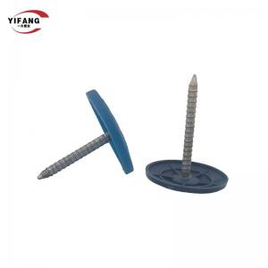  Easy To Install Button Cap Roofing Nails , Plastic Cap Felting Nails ISO Standard Manufactures