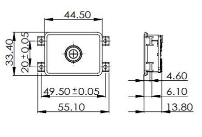 MSI USB RS232 Long Distance Barcode Reader 632nm LED