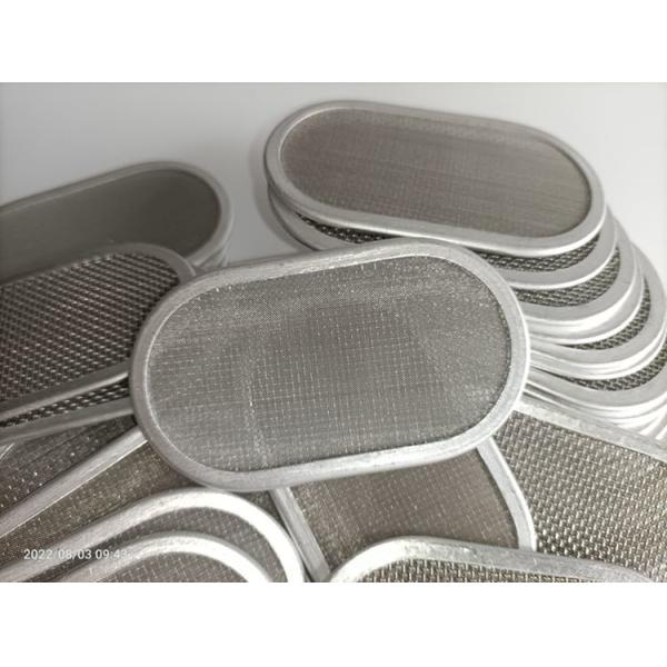 Oval Stainless Steel Multi Layers Filter Metal Mesh / Wire Mesh Filter Disc