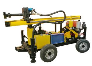 China TWD100B Small Portable Water Well Drilling Rig Machine Trailer Mounted on sale