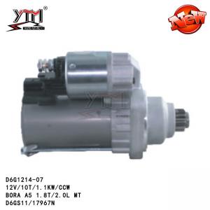  D6G1214-07 12V /10T/ 1.1KW Engine Starter Motor FOR BORA A5 1.8T / 2.0L MT Manufactures