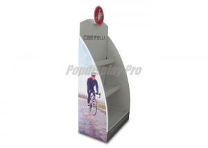  Round Side Floor Standing Standee Display 3 - Shelves For Men Wool Sports Sweater Manufactures