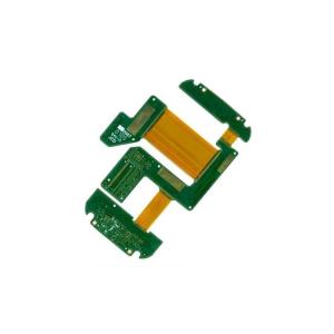  4 Layer Rigid Flex PCB Board 1.6mm ENIG Lead Free Green Soldermask UL Approval Manufactures