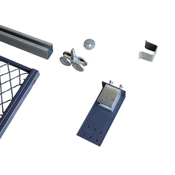 10 GA Steel Wire Mesh Security Partitions 3 Sided 20*10’ *8’ Without Roof