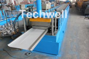  PLC Control Cold Roll Forming Machine For Different Size Garage Door Panel Manufactures