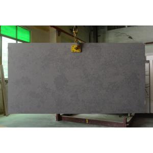 Durable Grey Quartz Stone Scratch Resistance Man Made Quartz Countertops