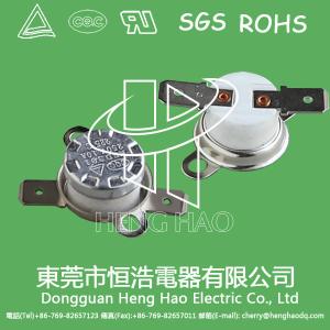 China High Performance KSD Bimetal Thermostat , Toaster Thermal Snap Disc Switches on sale