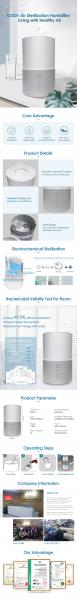 Danq Desktop Scent Diffuser Machine Ultrasonic Air Sterilization Humidifier 2L