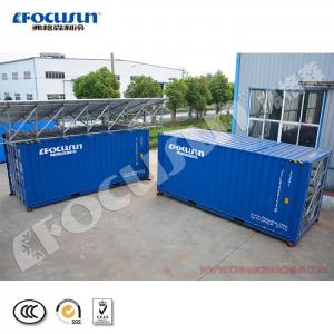 China Containerized Cold Room with Lead-Acid Battery Solar Power Panel and Video Inspection on sale