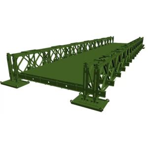  Customizable Prefabricated modular bridge system Antirust steel truss bridge Manufactures