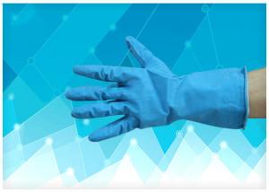 China Spray Flock - Lined Disposable Surgical Gloves , Sterile Latex Gloves For Clean Room on sale