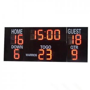  LED Electronic Sports Scoreboard , Multi Sport Scoreboard Front Face UV Protection Manufactures